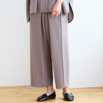 手洗いOK・セットアップ対応】アクアスーティングタックワイドパンツ