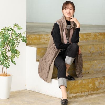 INDIMARK】裏起毛デニム・ストレート（56056409