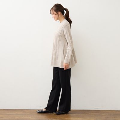 機能性素材】フルレングスストレートパンツ（56056411