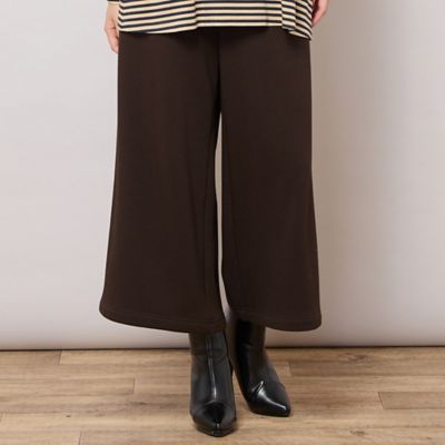 ＜PISANO＞【手洗いＯＫ・セットアップ対応】裏起毛ワイドパンツ（５６０５６５０５）