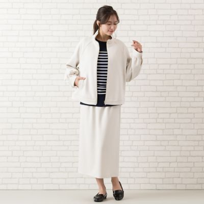 【手洗いＯＫ・セットアップ対応】アクアスーティング・ジップアップブルゾン（５６１０１５０４）