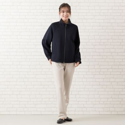 【手洗いＯＫ・セットアップ対応】アクアスーティング・ジップアップブルゾン（５６１０１５０４）