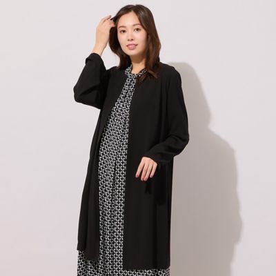 ＜PISANO＞【セットアップ対応】パイピング切り替えガウンジャケット（５６１０２６０１）