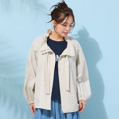 ＜PISANO＞ラグランスリーブ・バルーンブルゾン（５６１０２６０２）