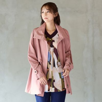 ピンク系 レディースの大きいサイズ 13号～25号／2L～8L コート | 三越