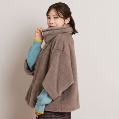 一部店舗・EC限定】ミンクファー風クロップトジャケット