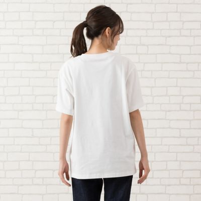 【手洗いＯＫ・綿１００％・ＨＡＰＰＹ　ＦＡＣＥ】エマちゃんプリントＴシャツ（５６１２２５０４）