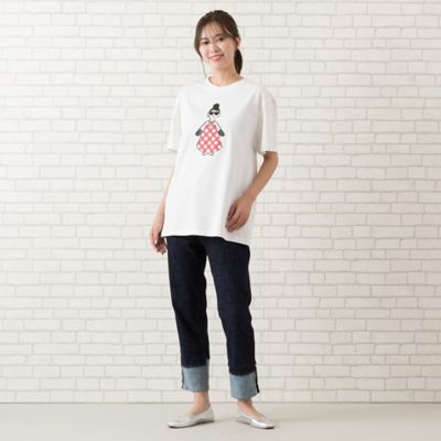 【手洗いＯＫ・綿１００％・ＨＡＰＰＹ　ＦＡＣＥ】エマちゃんプリントＴシャツ（５６１２２５０４）