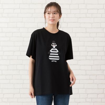 【手洗いＯＫ・綿１００％・ＨＡＰＰＹ　ＦＡＣＥ】エマちゃんプリントＴシャツ（５６１２２５０４）