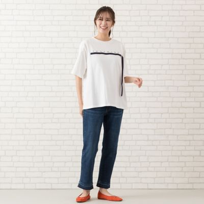 INDIMARK インディマーク レディース トップス Tシャツ 半袖 ブランド インディマーク INDIMARK Tシャツ カットソー 半袖 スパンコール