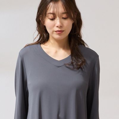 【手洗いＯＫ・セットアップ対応】ジョイクールＶネックトップ（５６１２３５０４）