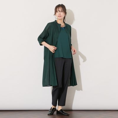 【手洗いＯＫ・接触冷感】シアー切り替えタンクトップ（５６１２４５０４）