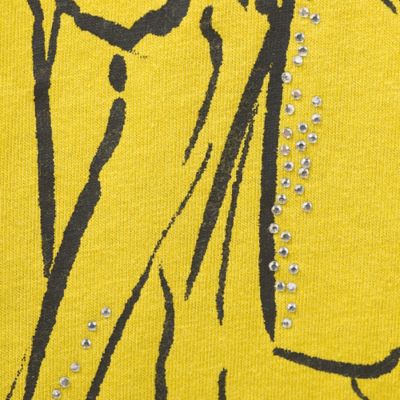 ラインストーン付きプリントＴシャツ（５６１２５４０１）