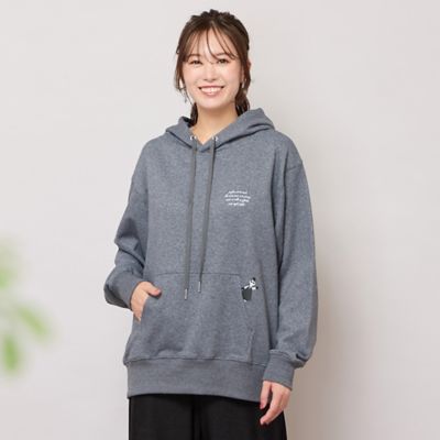 ＜PISANO＞【手洗いＯＫ・ＨＡＰＰＹ　ＦＡＣＥ】エマちゃんコラボプリントフーディーパーカー（５６１２５５０６）