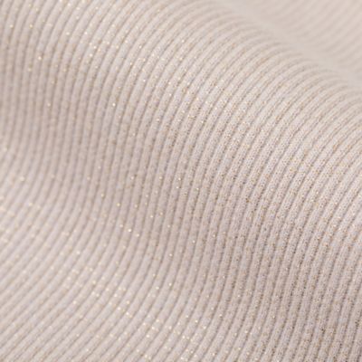 ラメ入りシンプルトップス（オフ、ベージュ）（５６１２６４０５）