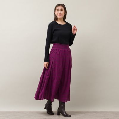 ラメ入りシンプルトップス（ブラック）（５６１２６４０５Ａ）