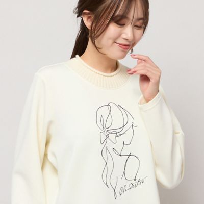 手洗いOK】フロントラバープリントトップ（56126503