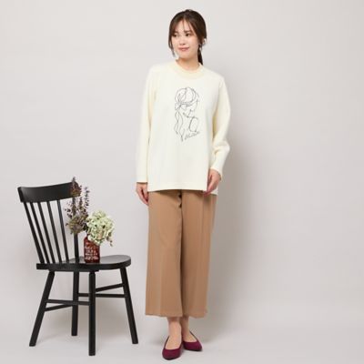 手洗いOK】フロントラバープリントトップ（56126503