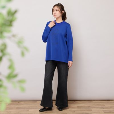 ブノン　トップス 手洗いOK】フロントラバープリントトップ（56126503