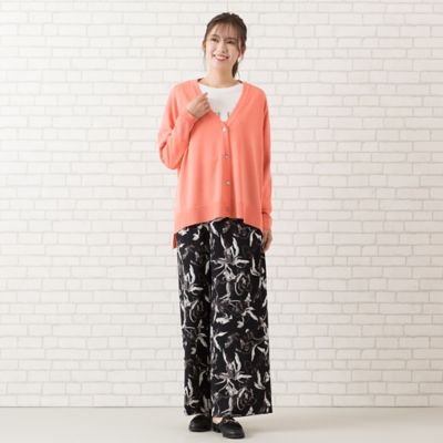 【手洗いＯＫ】Ｖネック・ＢＯＸシルエットカーディガン（５６１３２５０１）