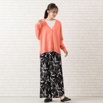 【手洗いＯＫ】Ｖネック・ＢＯＸシルエットカーディガン（５６１３２５０１）