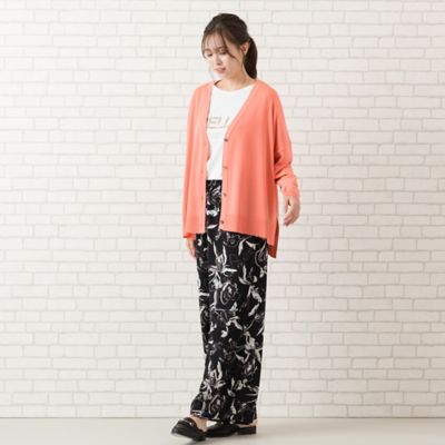 【手洗いＯＫ】Ｖネック・ＢＯＸシルエットカーディガン（５６１３２５０１）