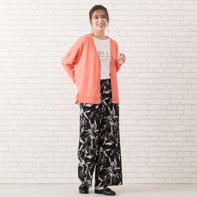 【手洗いＯＫ】Ｖネック・ＢＯＸシルエットカーディガン（５６１３２５０１）