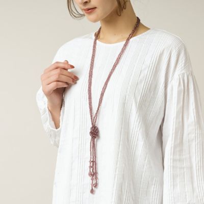 新品 未使用 Les copains クリスタル ネックレス-