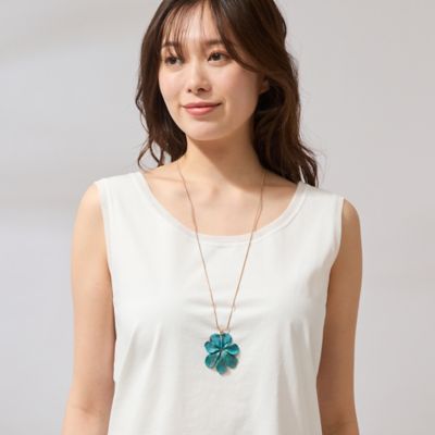 アンティーク風フラワーモチーフネックレス（５６１４２５１３）