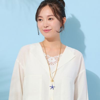 ＜PISANO＞スターフィッシュネックレス（５６１４２６０９）