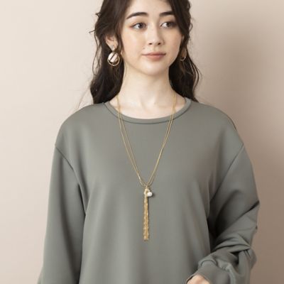 ＜PISANO＞ゴールドチェーンネックレス（５６１４５３０３）