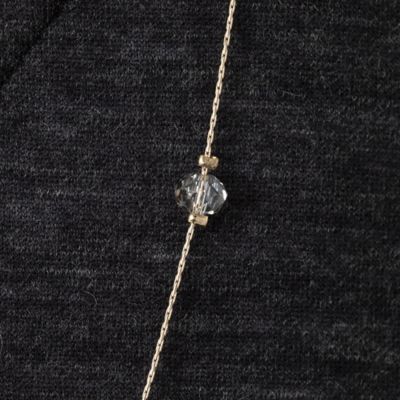 フェイクパール×クリスタルビジューネックレス（５６１４５３０９）