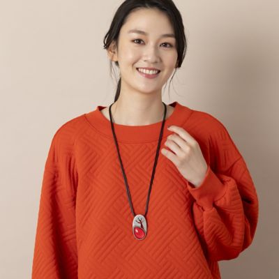 ＜PISANO＞ツリーモチーフイミテーションパーツネックレス（５６１４５３１１）