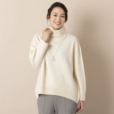 スノーフレークモチーフシルバーネックレス（５６１４５３１２）
