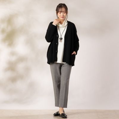 ツヤ消し２連パーツ付きネックレス（５６１４５４１４）