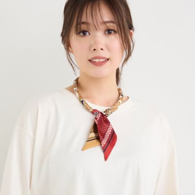 スカーフ風・マグネットネックレス（56145510） | PISANO