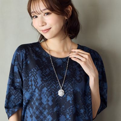 フラワーブーケモチーフネックレス（56145605） | PISANO