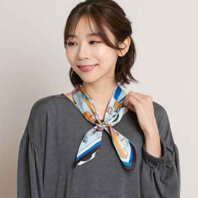 リバーシブル・スカーフ風・マグネットネックレス（56145607
