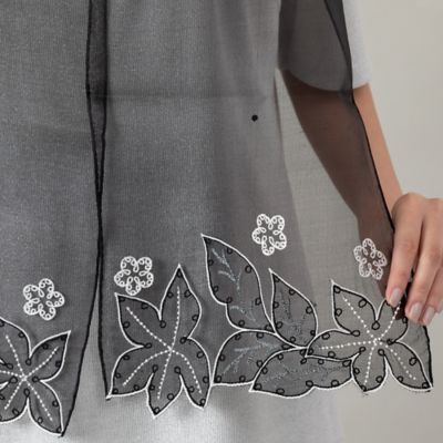 【極美品✨】ETRO シルクビスコース刺繍ストール ストール 刺繍 シルク ホワイト マルチカラー エトロ – RECLO