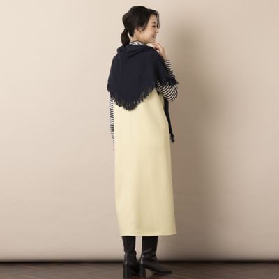 フリンジ三角ストール（56165310） | PISANO/ピサーノ