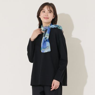 【コスモス】PISANO ピサーノ　チュニック　LL黄緑色　花柄　七分丈 コスモス】PISANO ピサーノ チュニック LL黄緑色 花柄 七分丈