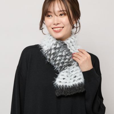ざっくり編みミニマフラー（56165510） | PISANO