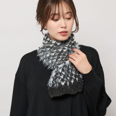 ざっくり編みミニマフラー（56165510） | PISANO/ピサーノ