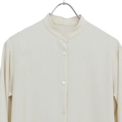 【Ｓ・Ｍサイズ】ウォッシャブル　バンドカラーシャツワンピース（７３０１２５５５）