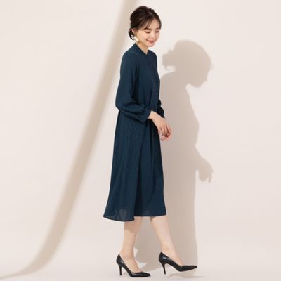 S・Mサイズ】バックサテンアムンゼン ワンピース［同素材アイテム有