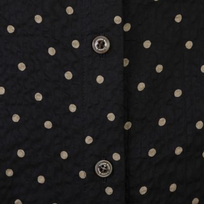 【Ｓ・Ｍサイズ】ミラクルウェーブ　ドットロングブラウス（７３０３２３５８）