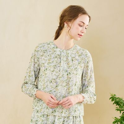 品質が完璧 セットアップ対応／S・Mサイズ】IPEKER フラワー トップス
