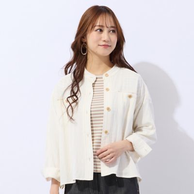 ＜Liliane Burty Eclat (Women/小さいサイズ) ＞【洗える】サラデニブラウス（７３０３２６６１）