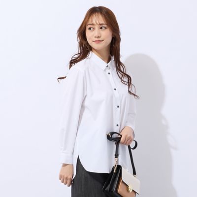 ＜Liliane Burty Eclat (Women/小さいサイズ) ＞【洗える】接触冷感・ＵＶカットブラウス（７３０３２６６４）