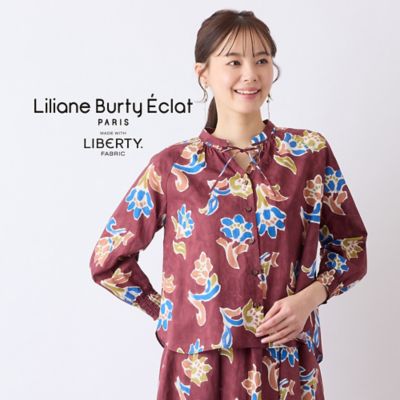 【セットアップ対応／Ｓ・Ｍサイズ】リバティ　ラグランスリーブブラウス（７３０３３５０５）